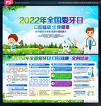 2022全国爱牙日展板