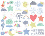 卡通可爱天气