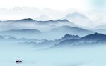 高端中式高清山水 tIf分层