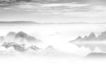 高清 中国风山水画 tif分层
