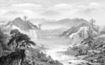 背景墙高档灰色山水 tif分层