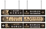 商场地下室吊牌灯箱索引牌