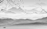 高清 灰色新款山水 TiF分层