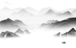新款灰色高清山水 TIf分层