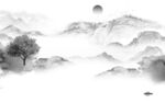 客厅新现代灰山水 Tif分层