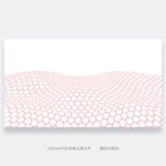 波浪蜂窝底纹