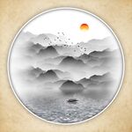 圆形装饰画