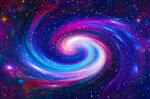 唯美旋涡星空