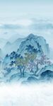中国风大气山水玄关 TIf分层