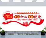 不忘初心文化墙