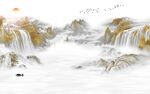 高档意境中式山水 TiF分层