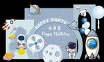 宇航员太空生日宴