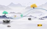 人气 爆款中式山水 TIf分层