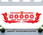 党员活动室文化墙