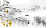 大气中式山水新画 tif分层