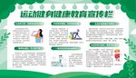 运动健身健康教育宣传栏