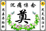 白底仙鹤荷花
