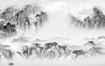 大气新人气山水画 Tif分层