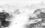 大气最新山水框画 Tif分层