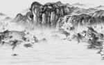 高端意境高档山水 tif分层