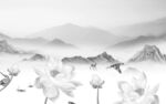 简约意境高档山水 tif分层