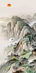 新品 高端玄关山水 TiF分层