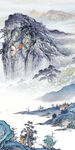 新款 高端玄关山水 TiF分层