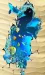 沙滩海底世界地画