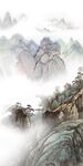 爆款 高档玄关山水 tiF分层