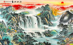 国画山水画