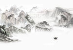 水墨山水画