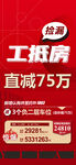 工抵房直降75万红金热销特价房