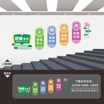 校园楼梯文化墙