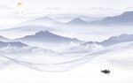 爆款 新别墅山水画 tIf分层