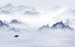 现代 新品山水墙画 Tif分层