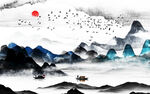 新中式山水画