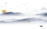 爆款 新品高端山水 tif分层