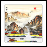 山水国画