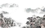 古风 山水新无框画 TiF分层
