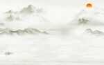 高档 山水新无框画 TiF分层