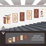 学校楼梯文化墙
