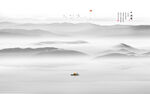 山水水墨画