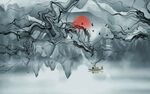 水墨山水画