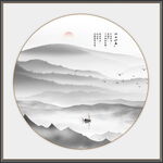 水墨山水画