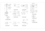 中式新中式传统花窗带标注CAD