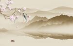 别墅 客厅高清山水 tif分层