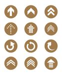 矢量指示箭头图标icon素材