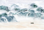 水墨山水画