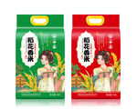 大米包装平面印刷图