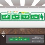 学校园企业食堂餐厅文化展板标语